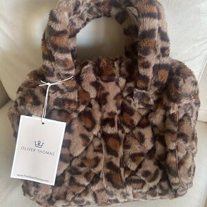 Oliver Thomas Faux Fur Mini Duffle